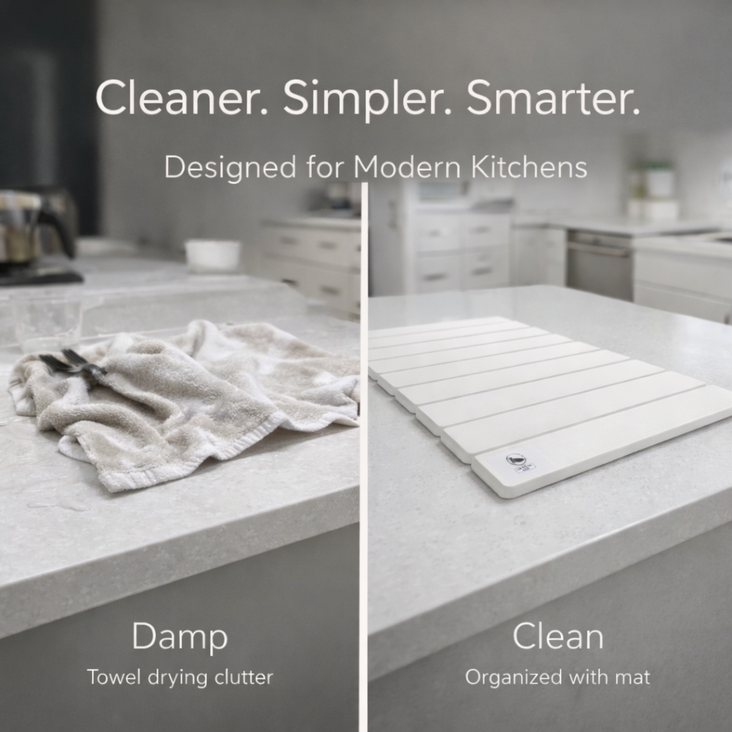 Cleaner simpler smarter kitchen graphic