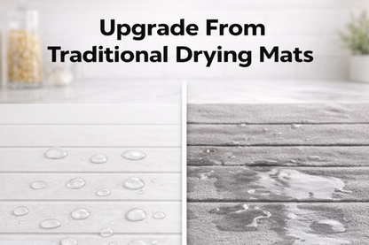 Upgrade from traditional drying mats graphic